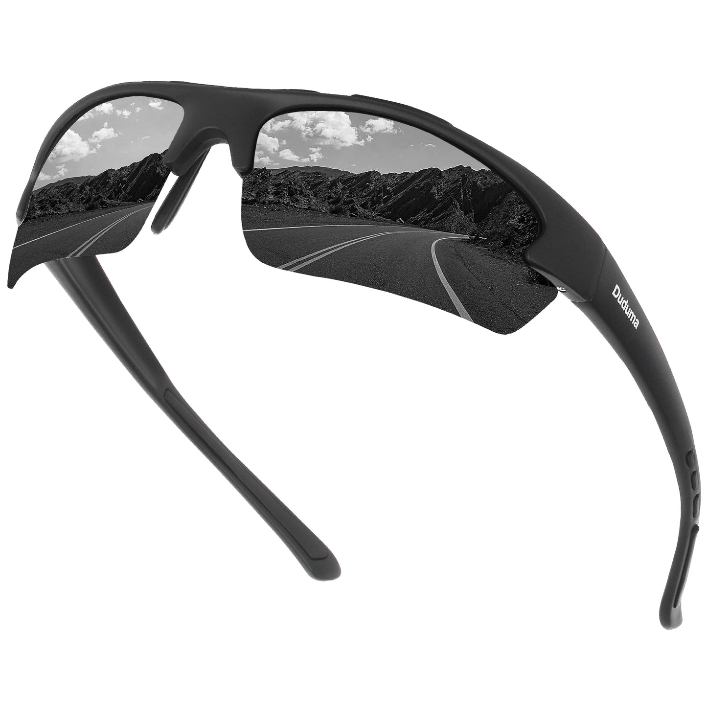 Duduma Polarized Sports Sunglasses for Men Fishing Cycling Running Golf Driving Sun glasses Glasses Tr62 Superlight Frame