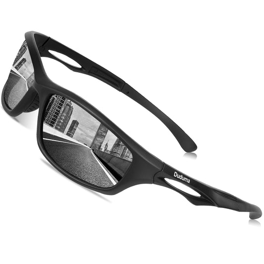 Duduma Sunglasses Mens Polarised Sports Sunglasses for Men Women Fishing Running Cycling Golf Sunglass Polarized UV Protection TR90